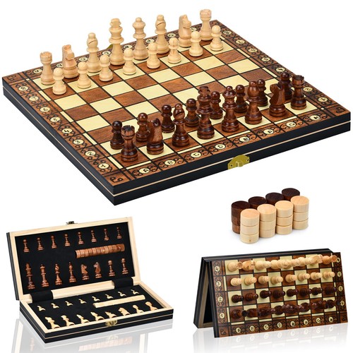 Scacchiera legno in - 2,