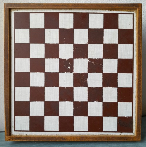Scacchiera legno vintage - in,