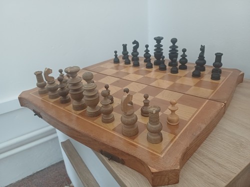 Scacchiera legno - in,