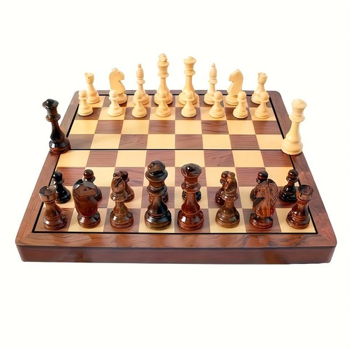 Scacchiera legno massiccio - scacchiera,