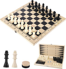 Scacchiera in Legno 3 in 1