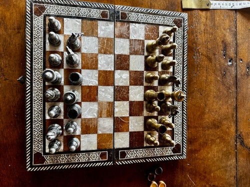 Scacchiera backgammon legno - scacchiera/backgammon, in
