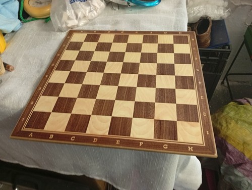 Scacchiera legno con - scacchiera,