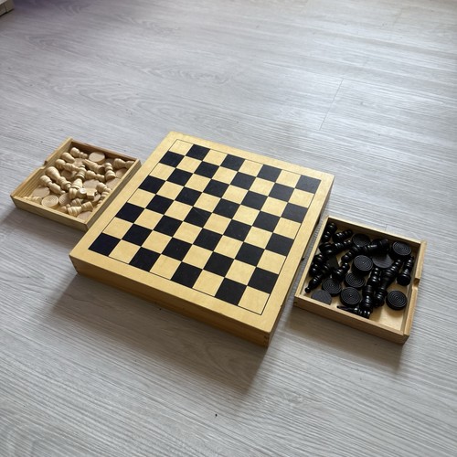 Scacchiera legno in 1 - in,
