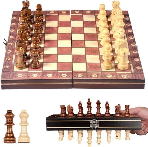 Scacchiera legno in 1 - in,