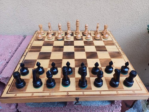 Scacchiera legno pieghevole - in,