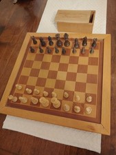 Scacchiera in legno Vintage