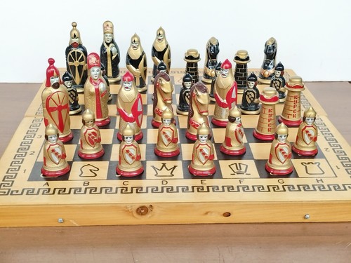 Scacchiera legno pieghevole - scacchiera,