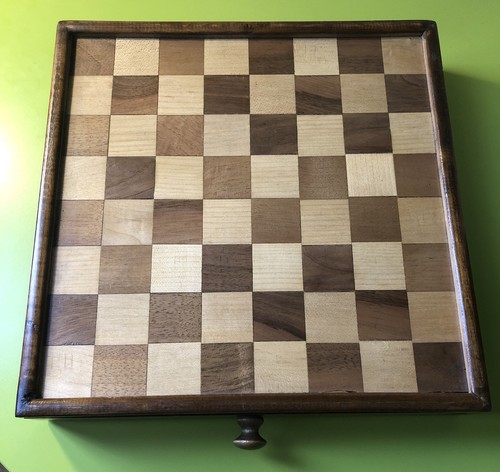 Scacchiera legno vintage - scacchiera,