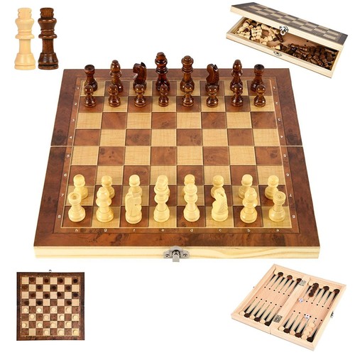 Scacchiera legno in 1 - legno,