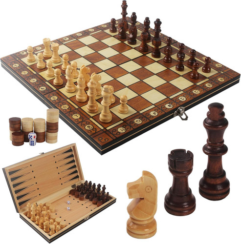 Scacchiera legno in 1 - scacchiera, legno,