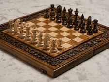 Scacchiera in Legno fatta a