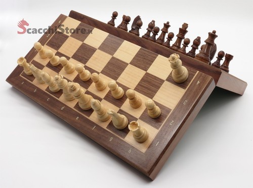 Set scacchi magnetico - in, legno