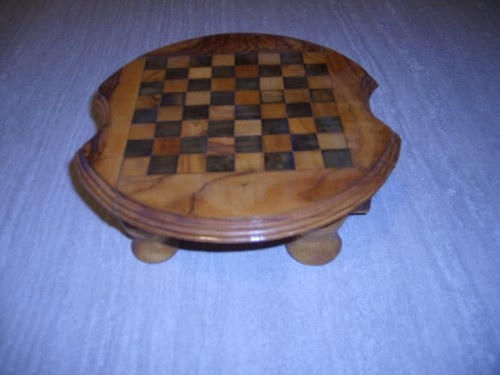 Scacchiera tonda con - scacchiera,