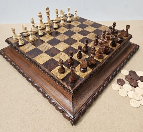 Scacchiera legno art 1050 - scacchiera,