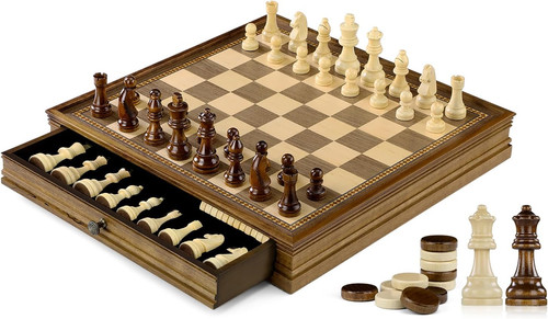 Scacchiera e dama in - in, 1