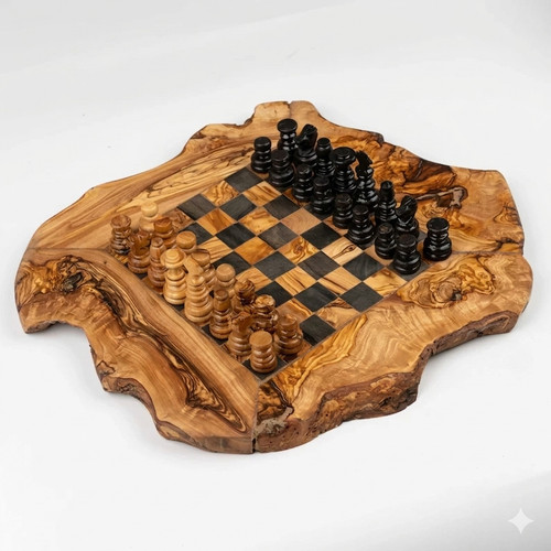 Scacchiera pregiato legno - in,