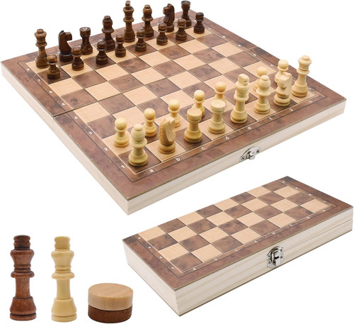 Scacchi legno alta - di,