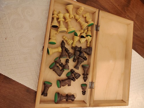 Scacchiera apribile legno - scacchiera,