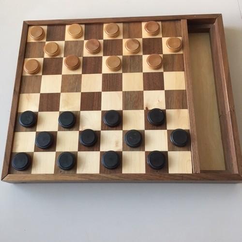 Scacchiera legno - scacchiera, in